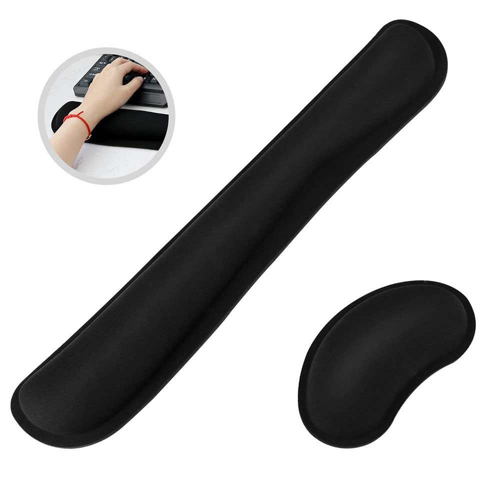 Desk Setup Mac - Widen Memory Foam Nonslip Mouse Pad