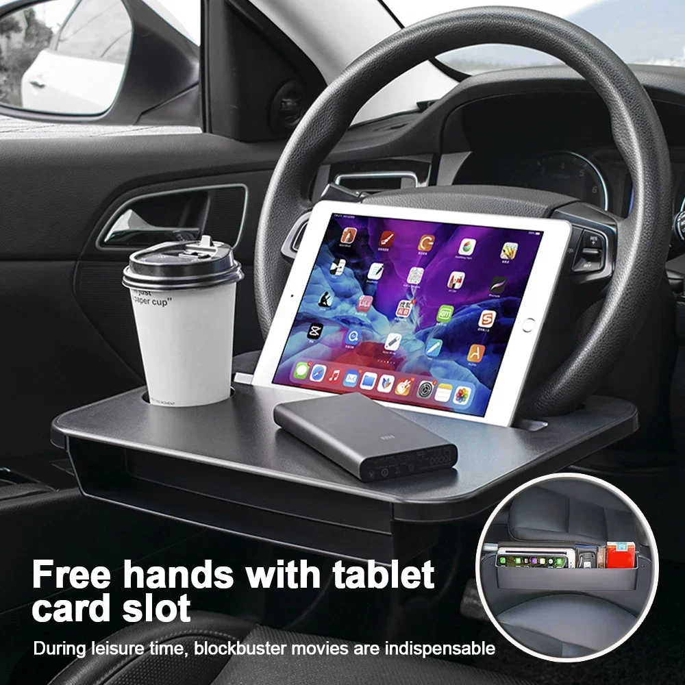 Desk Setup Ideas - Multi-used Car Tray Laptop Desk Pad