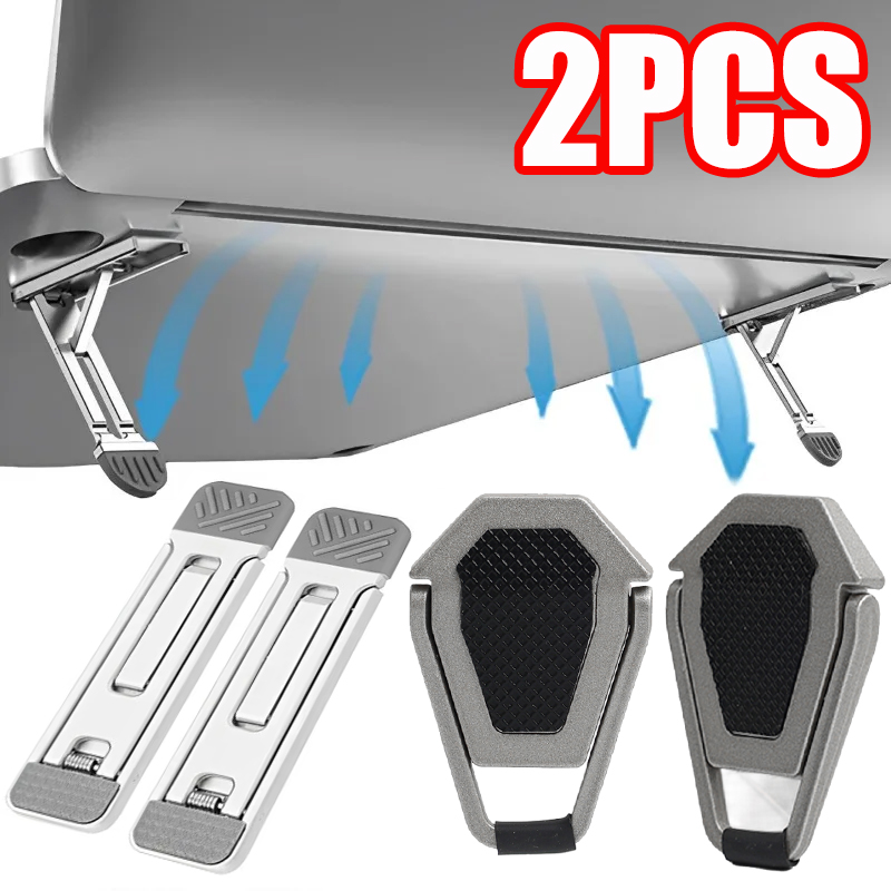 Desk Setup Ideas - 1-2Pcs Universal Laptop Phone Holder Foldable