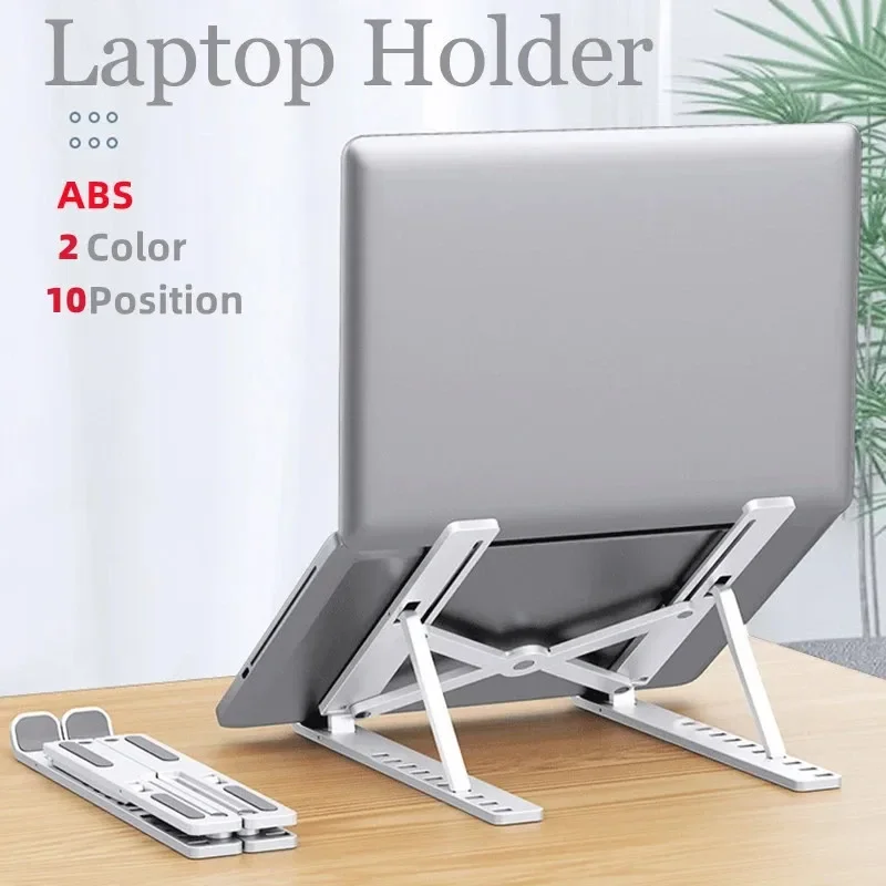 Desk Setup Mac - Foldable Portable Laptop Stand Adjustable Computer