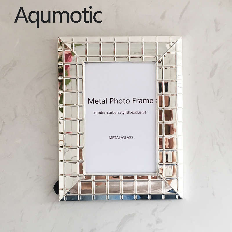Desk Setup Simple - Aqumotic Nordic Iron Photo Frame Simple
