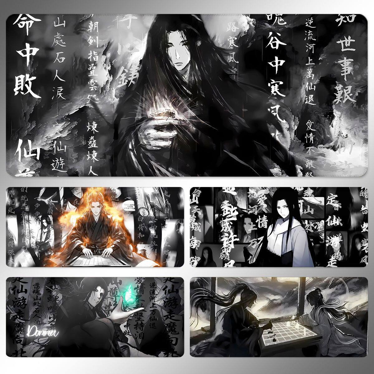 Desk Setup Dark - Chinese Anime Desk Mat Xianxia Cultivation