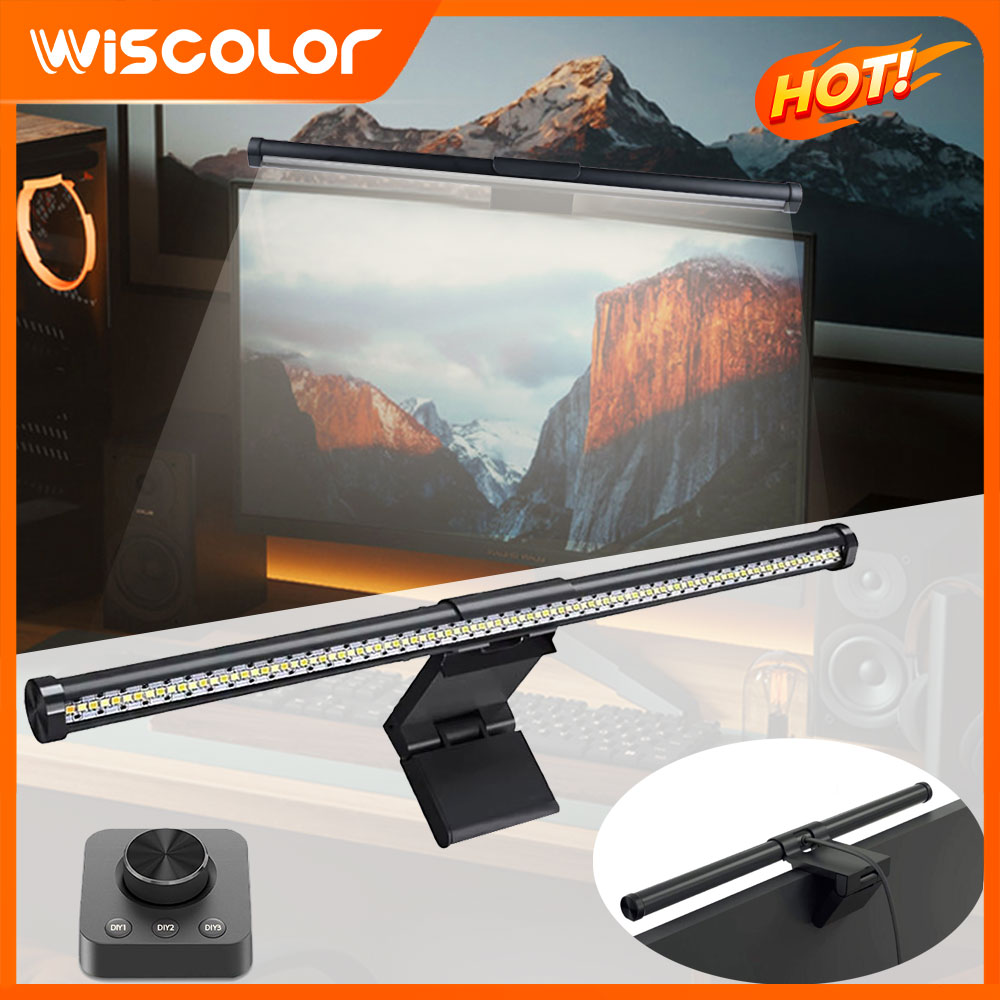 Desk Setup Tech - Setup Dimmable Light Bar Monitor Decoration