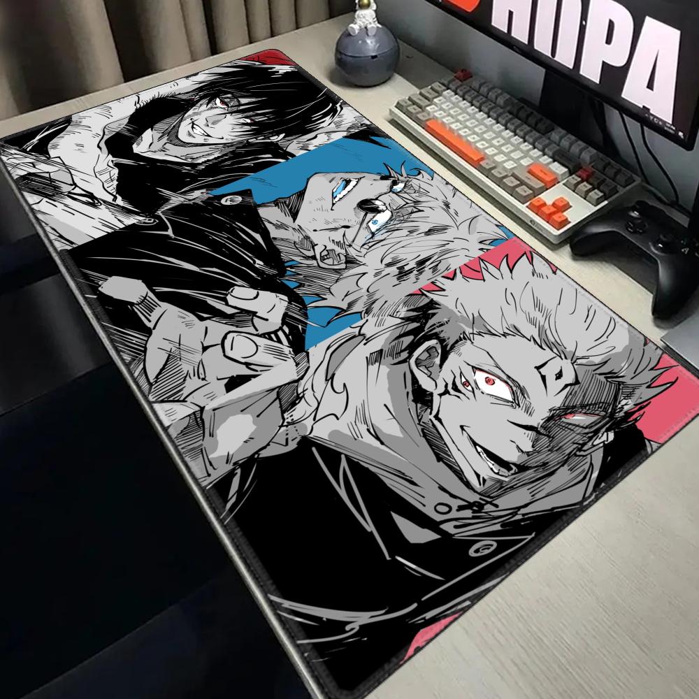 Desk Setup Keyboard - Anime Jujutsu Kaisen Mouse Pad XXL