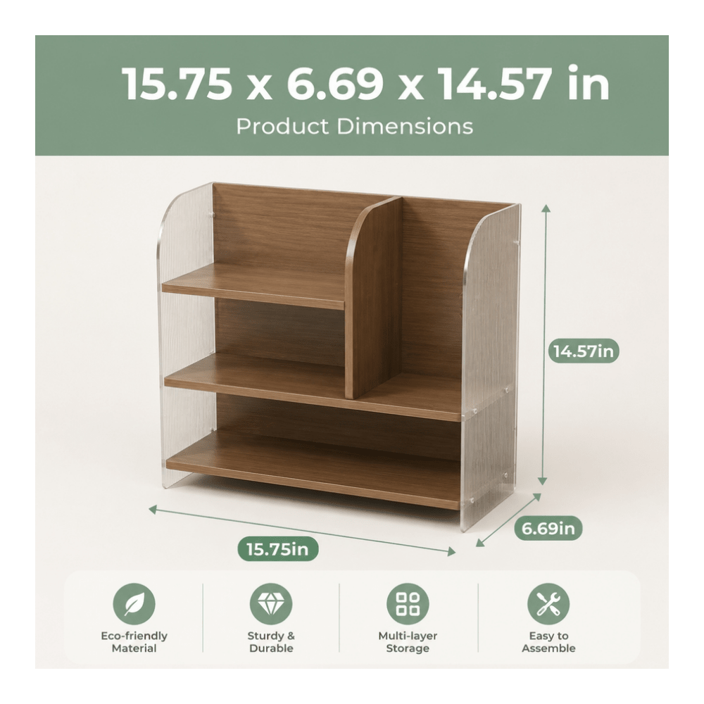 Desk Setup Living Room - White WiFi Router Storage Box Pure