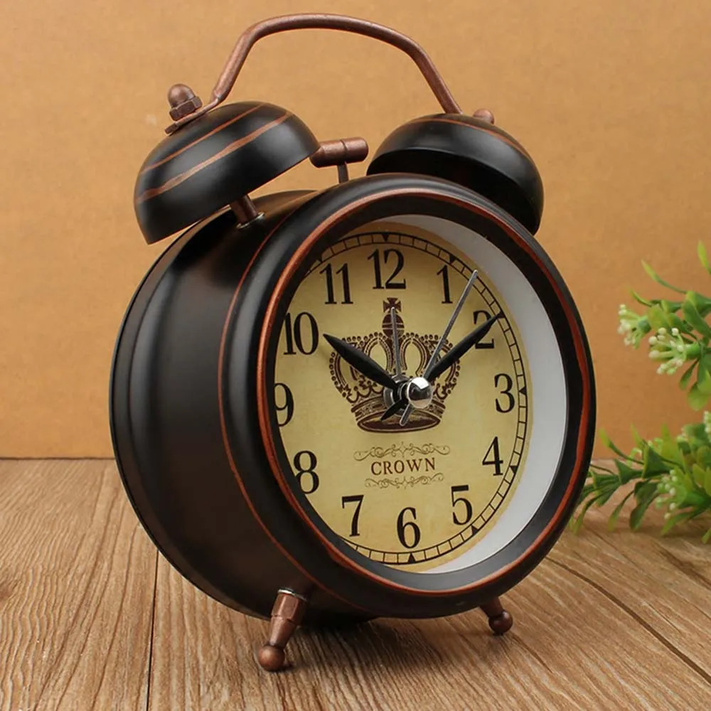 Desk Setup Vintage - Home Vintage Night Light Alarm Clock