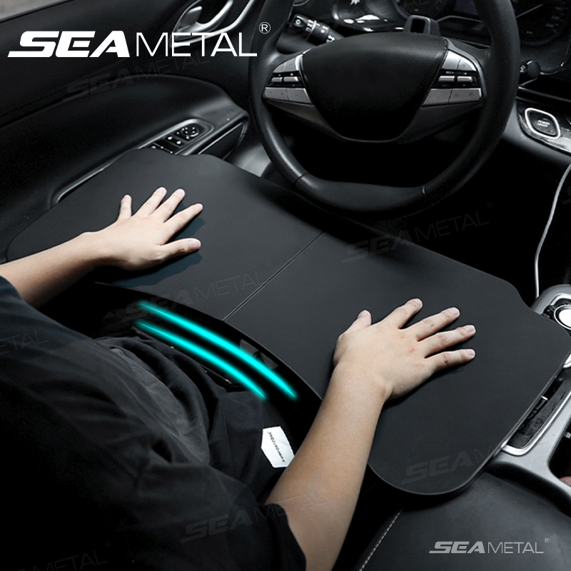 Desk Setup Ideas - SEAMETAL Car Temporary Tray for Laptop
