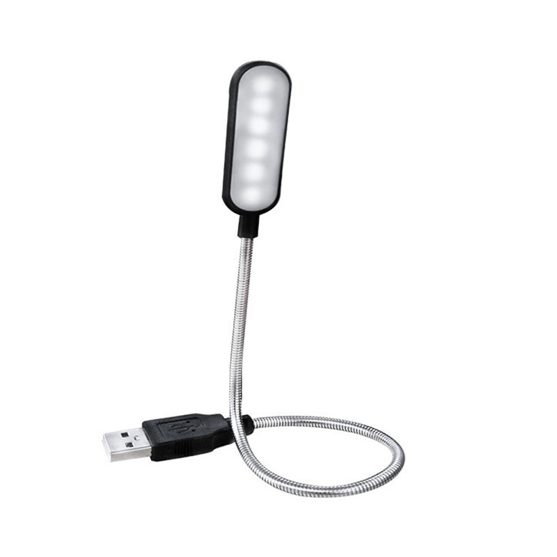 Mini 4 LED Book Lamp Portable  - Desk Setup Ideas recension och pris