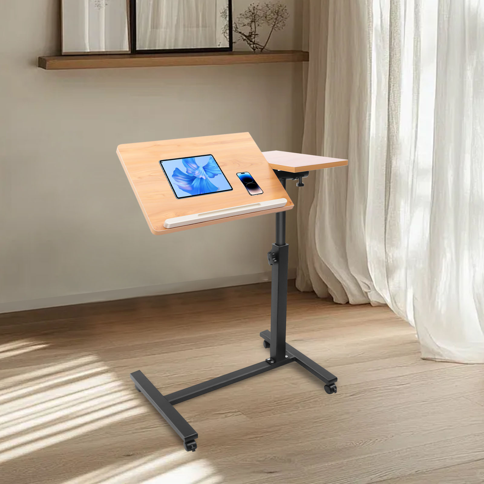 Mobile Laptop Table Adjustable - Desk Setup Ideas recension och pris