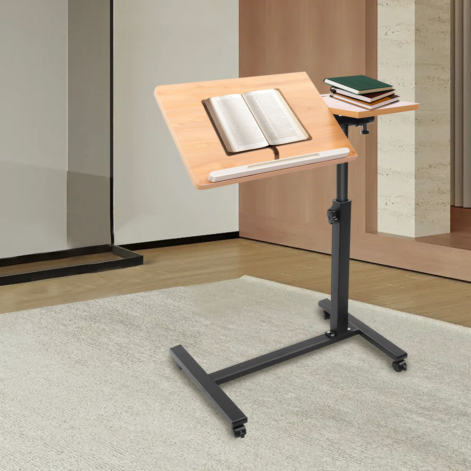 Mobile Laptop Table Adjustable - Desk Setup Ideas recension och pris