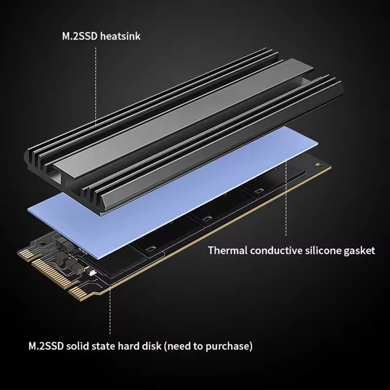 M.2 SSD Heatsink M2 NVME 2280  - Desk Setup Ps5 recension och pris