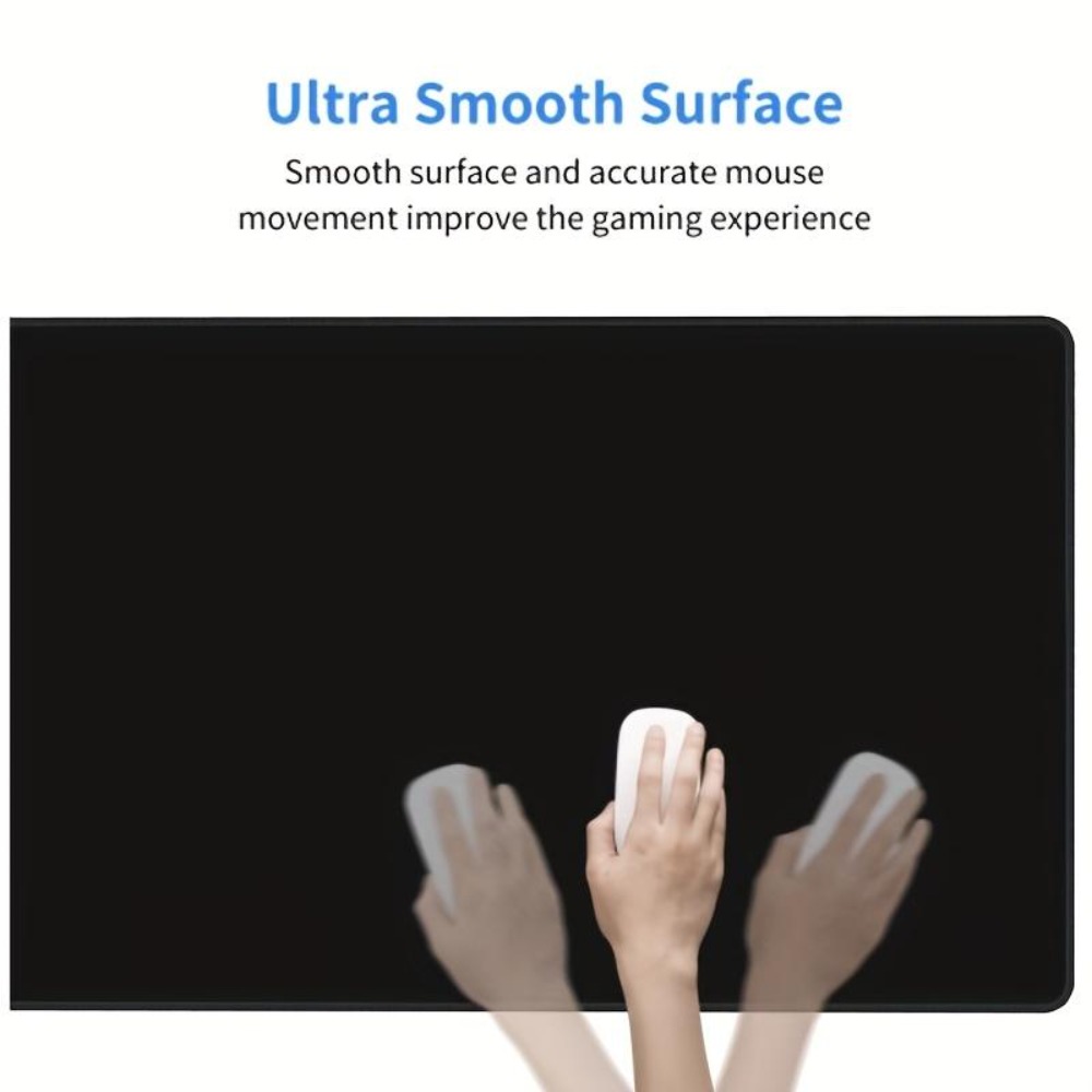 Mouse Pad Dark Style Lace Edge - Desk Setup Dark recension och pris