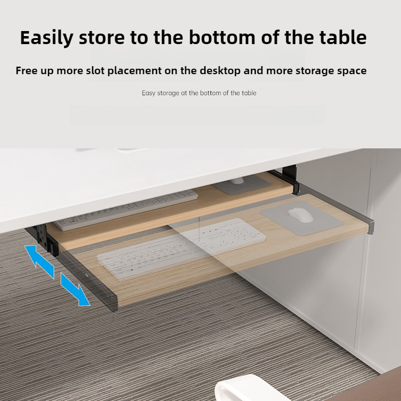 Wood Keyboard Tray Under Desk  - Desk Setup Living Room recension och pris