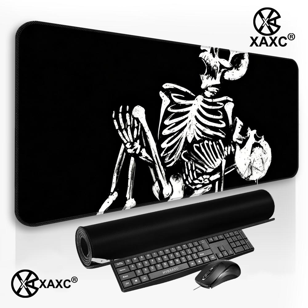 Skull Mouse Pad Dark Ink Desk  - Desk Setup Dark recension och pris