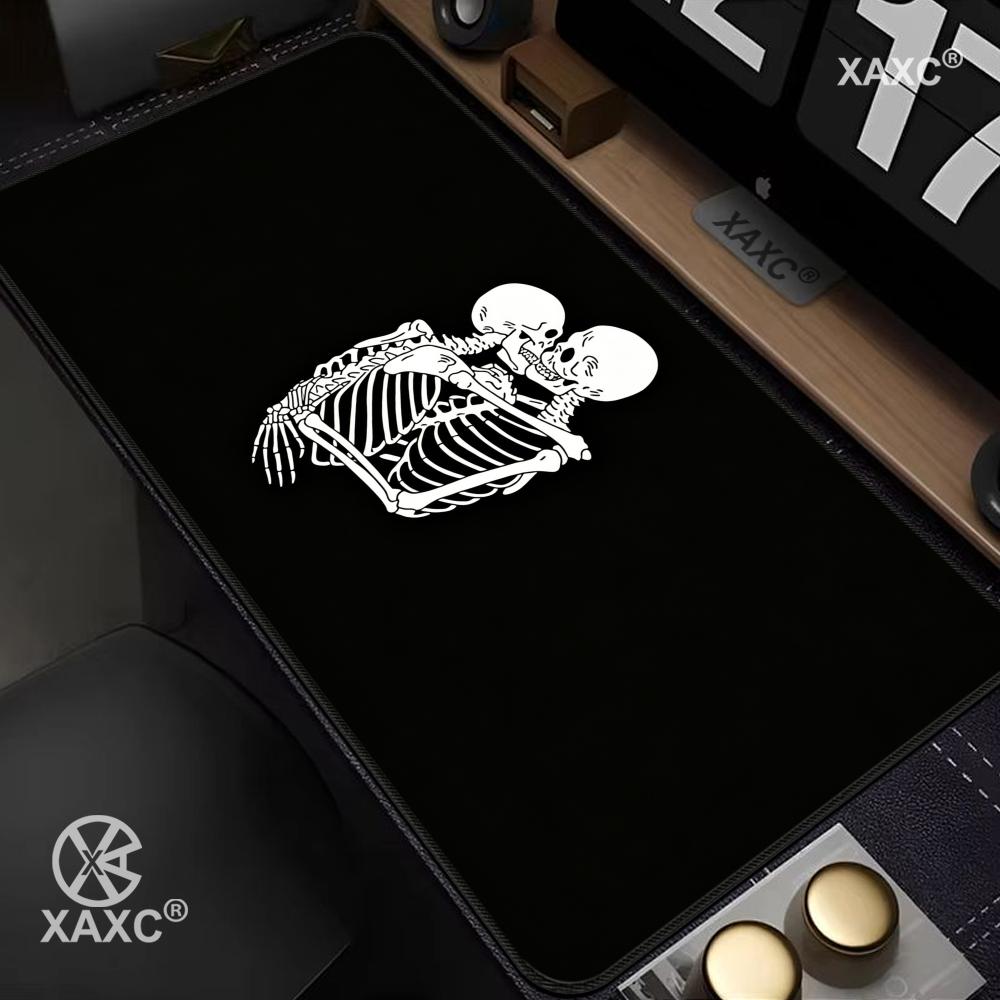 Skull Mouse Pad Dark Ink Desk  - Desk Setup Dark recension och pris