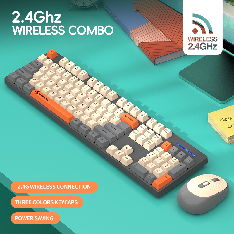 2.4G Wireless Office Keyboard  - Desk Setup Keyboard recension och pris