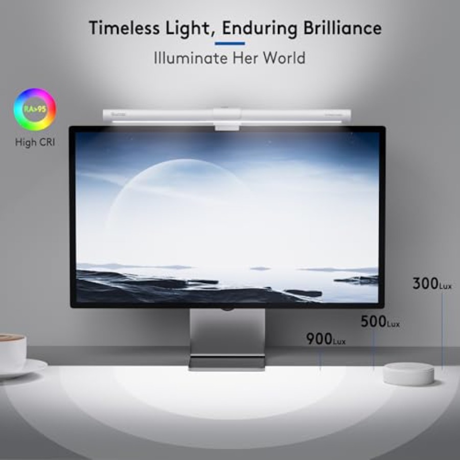 Monitor Light Bar with Remote, - Desk Setup In Office recension och pris