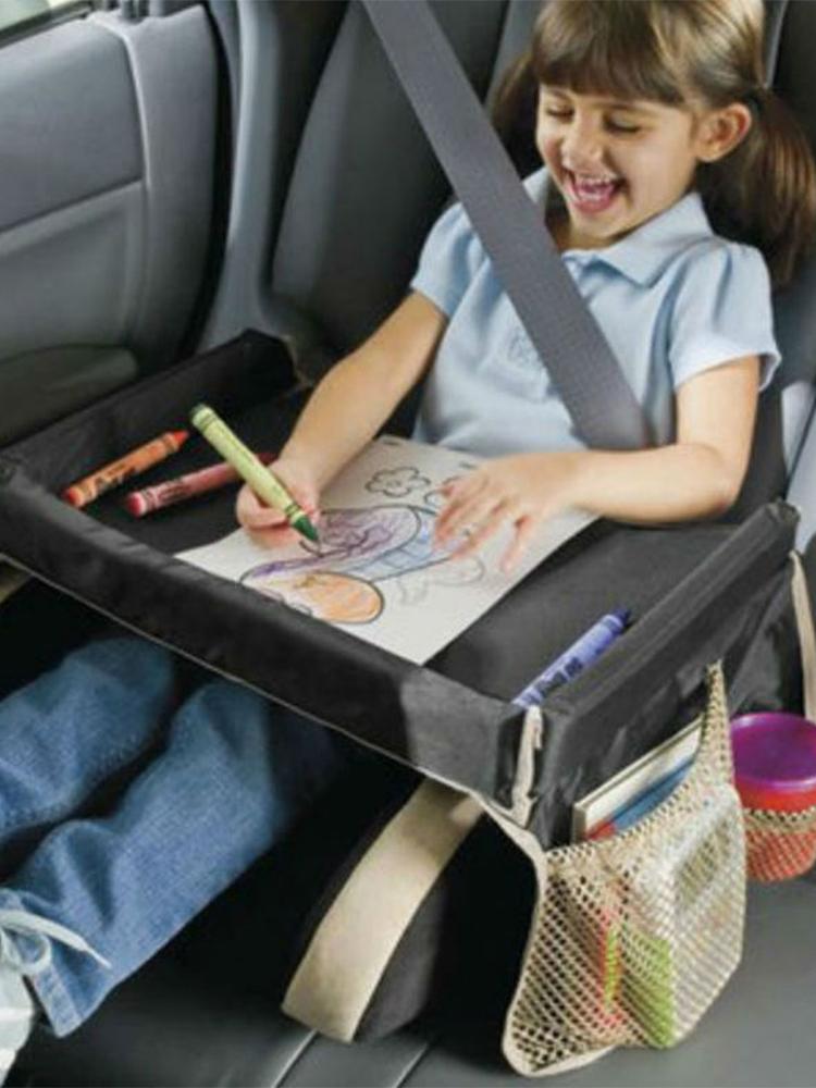 Car Seat Tray For Kids Foldabl - Desk Setup Girl recension och pris