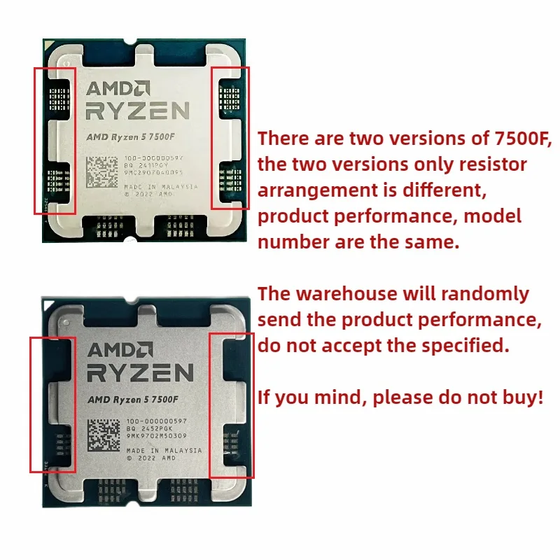 AMD Ryzen 5 7500F 3.7GHz 6 Cor - Amd Cpu Ryzen 5 recension och pris