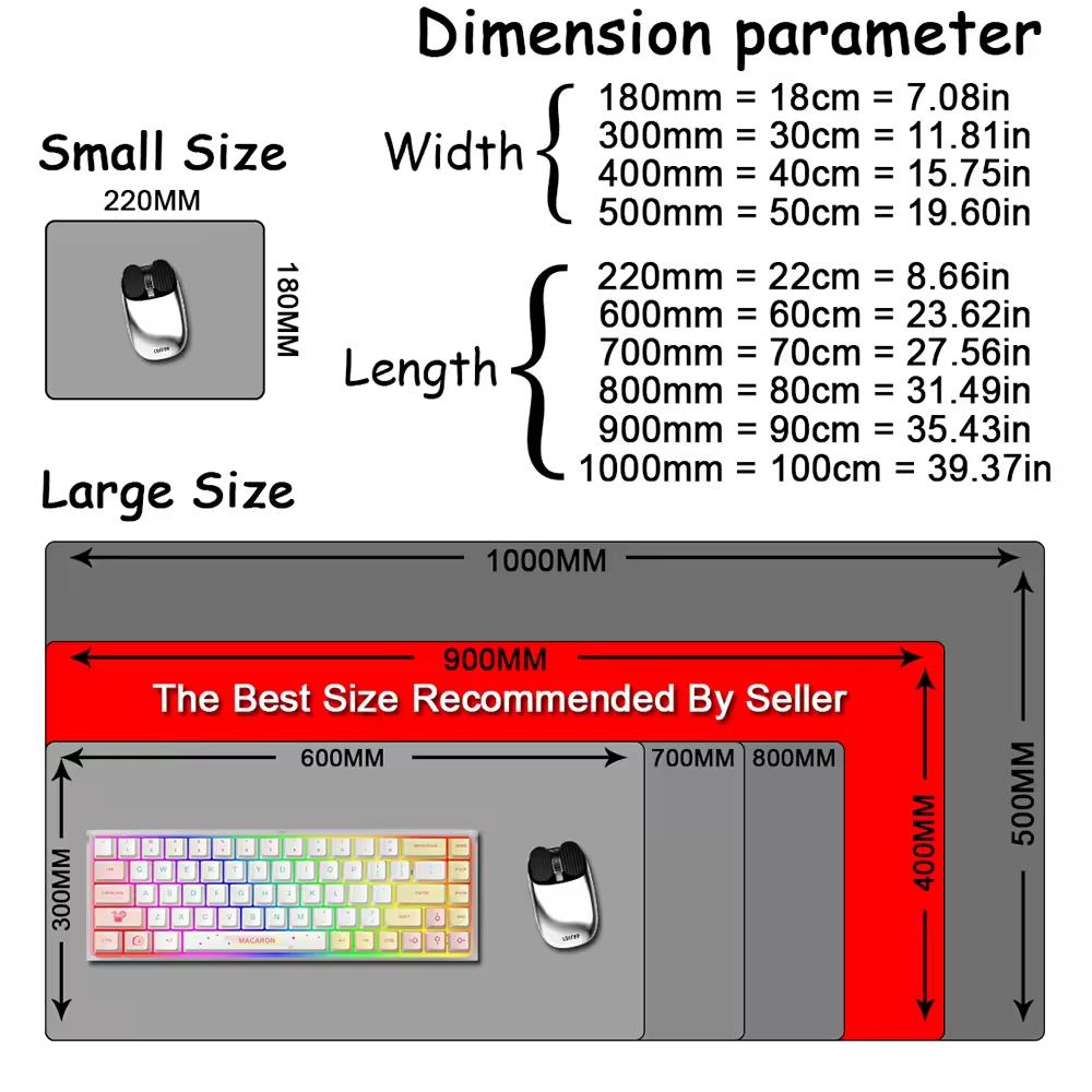 New Design E-Sports Mouse Pad  - Desk Setup Small recension och pris