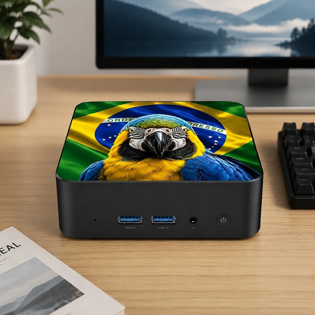Mini PC I9‑10980HK Core N150 1 - Desk Setup In Office recension och pris