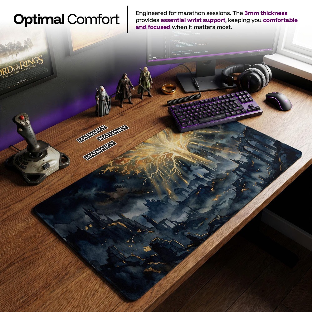 Desk Mat, Dark Fantasy Mouse P - Desk Setup Simple recension och pris
