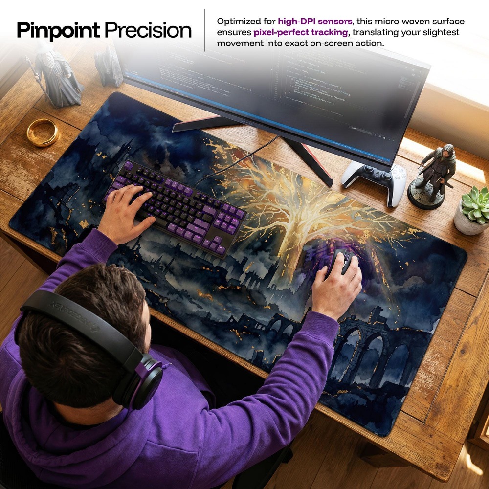 Desk Mat, Dark Fantasy Mouse P - Desk Setup Simple recension och pris