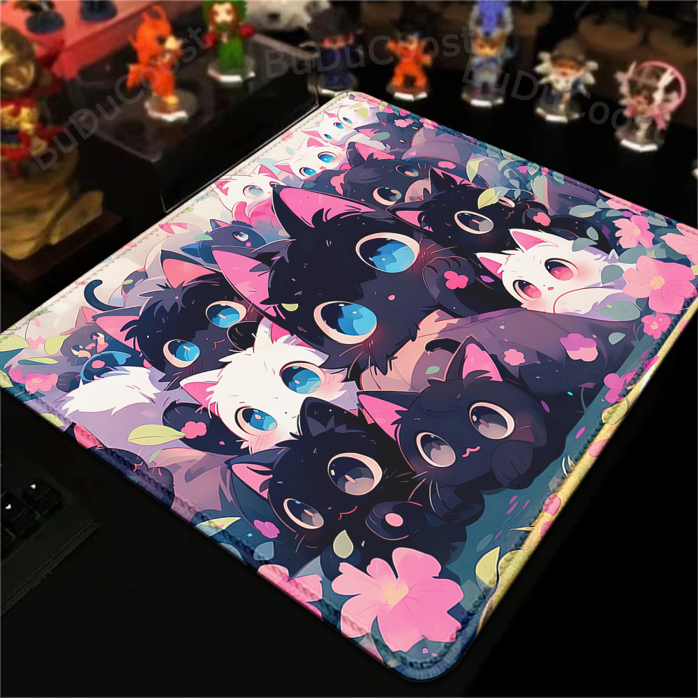 18x22cm Small Rug Black Cat Cl - Desk Setup Keyboard recension och pris