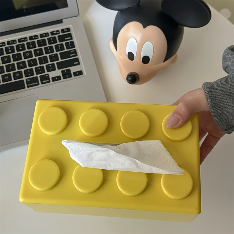 Building Block Shaped Tissue B - Desk Setup Developer recension och pris