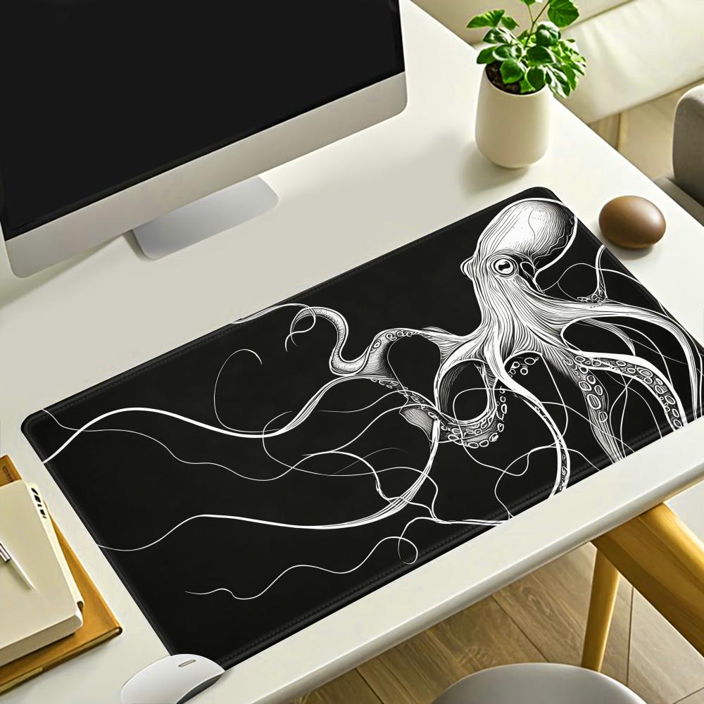 HYBXAXC Octopus Mouse Pad, Bla - Desk Setup Or Set Up recension och pris