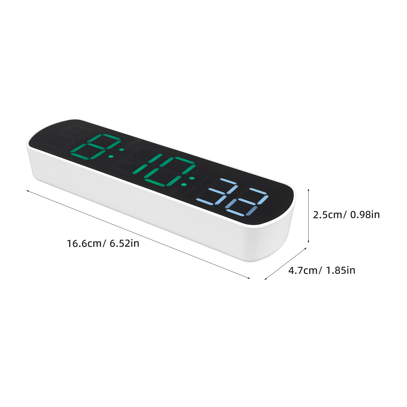 LED Digital Alarm Clock Compac - Desk Setup Living Room recension och pris