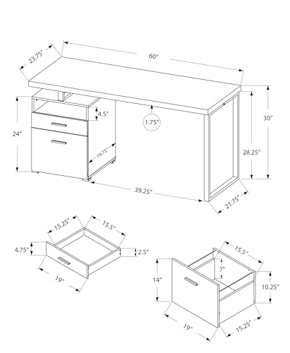 Computer Writing Desk for Home - Desk Setup Or Set Up recension och pris