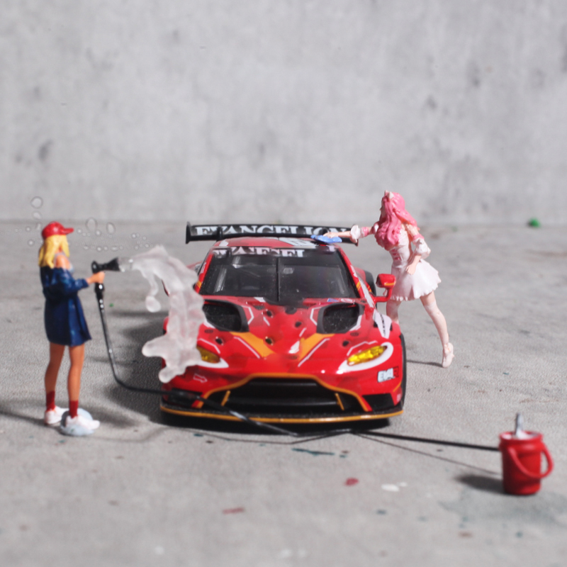 Mini Car Wash and Repair Girl  - Desk Setup Girl recension och pris
