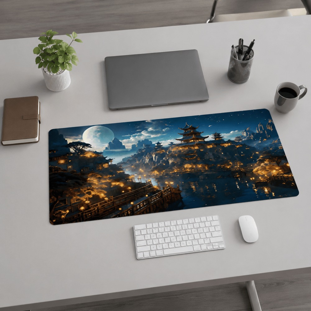 Original fantasy night city mo - Desk Setup Simple recension och pris