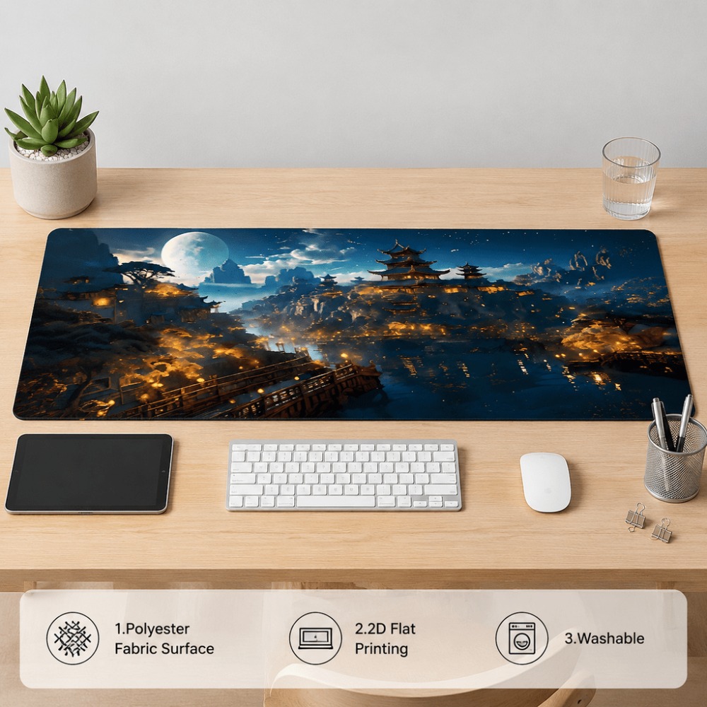 Original fantasy night city mo - Desk Setup Simple recension och pris