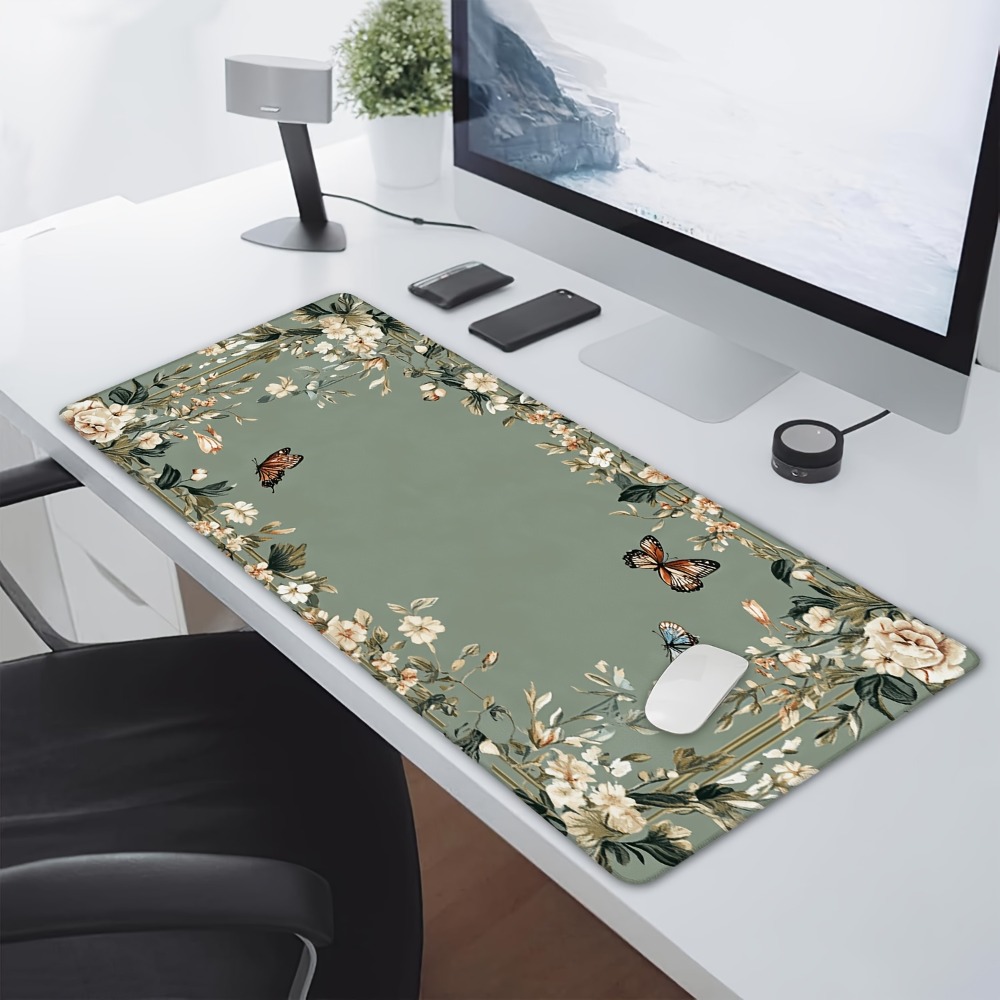 Plant table mat with butterfly - Desk Setup Simple recension och pris