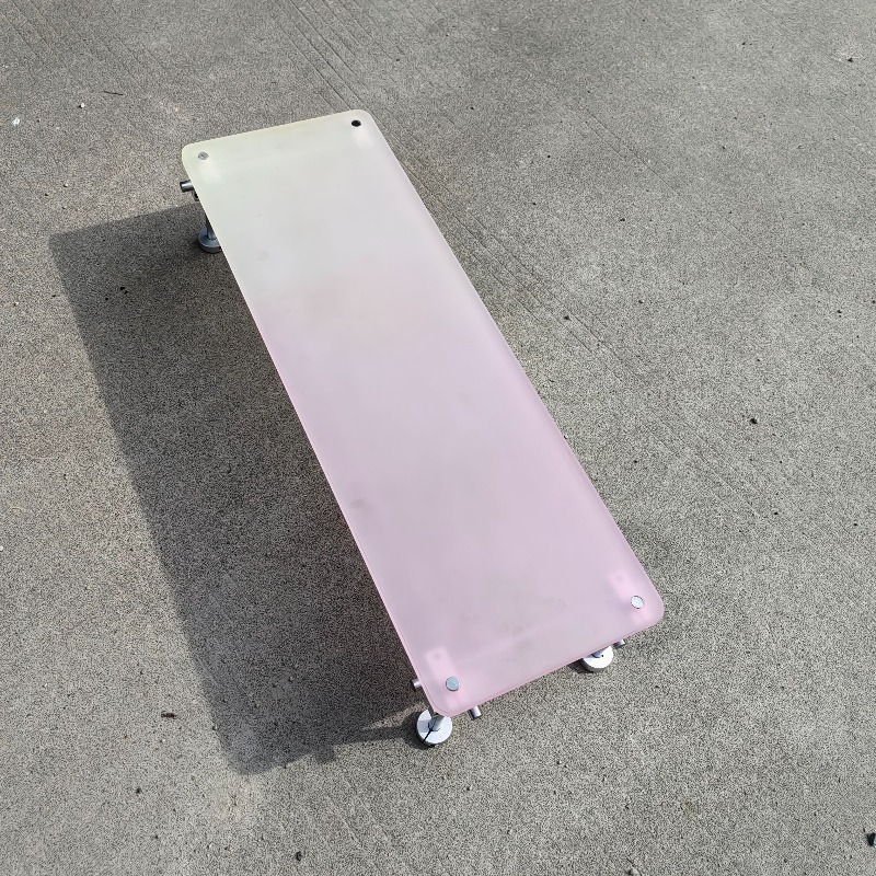 ‌Aesthetic Pink Gradient Acryl - Desk Setup Living Room recension och pris