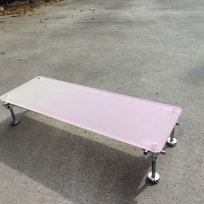 ‌Aesthetic Pink Gradient Acryl - Desk Setup Living Room recension och pris