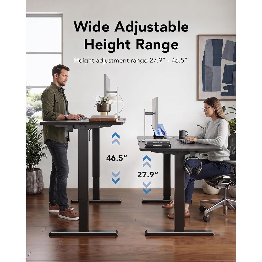 Electric Standing Desk, 47 x 2 - Desk Setup Or Set Up recension och pris