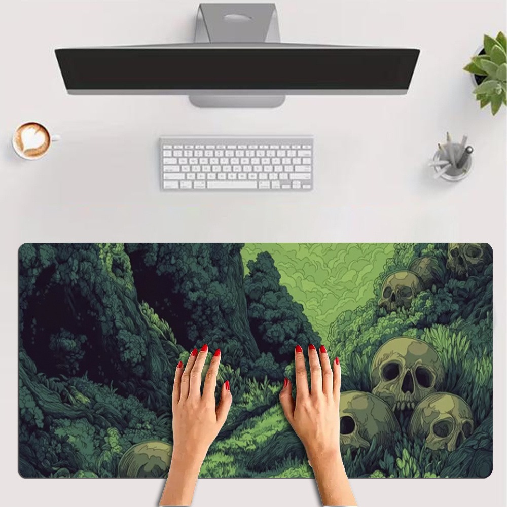 With mysterious and eerie fore - Desk Setup Simple recension och pris