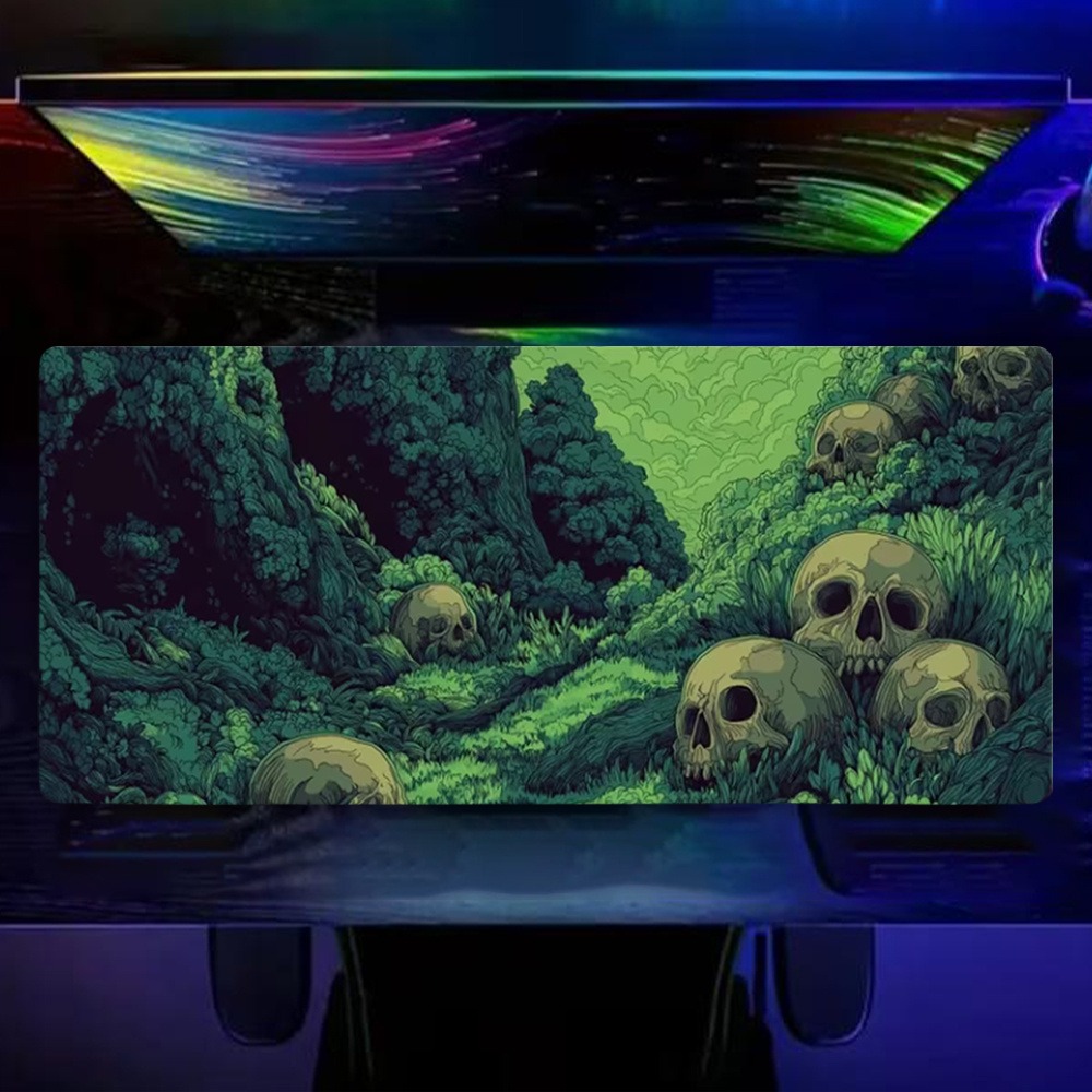 With mysterious and eerie fore - Desk Setup Simple recension och pris