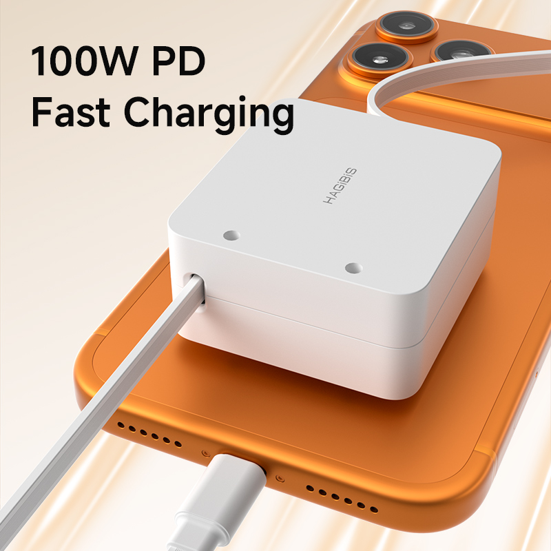Hagibis Retractable USB C Cabl - Desk Setup Mac recension och pris