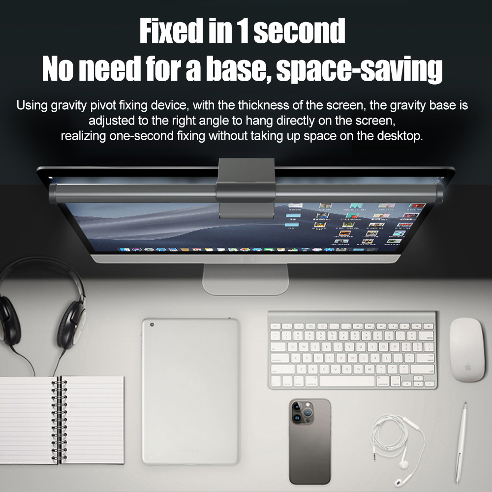 Setup Dimmable Light Bar Monit - Desk Setup Tech recension och pris