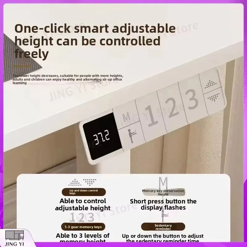 Electric Height Adjustable Sta - Desk Setup In Office recension och pris