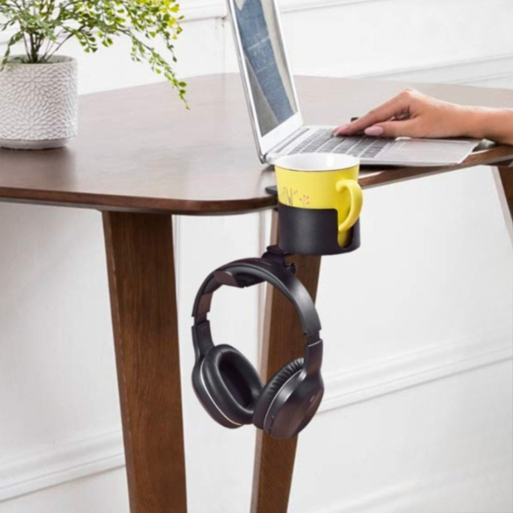 360° Rotating Desk Headphone H - Desk Setup In Office recension och pris