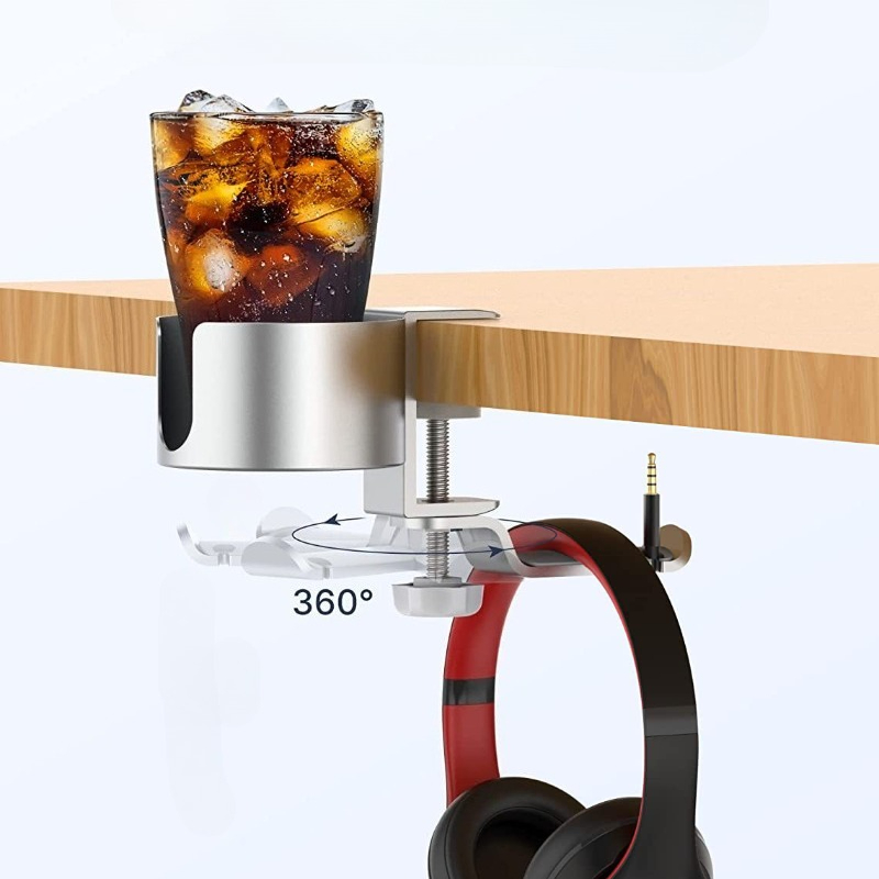 360° Rotating Desk Headphone H - Desk Setup In Office recension och pris