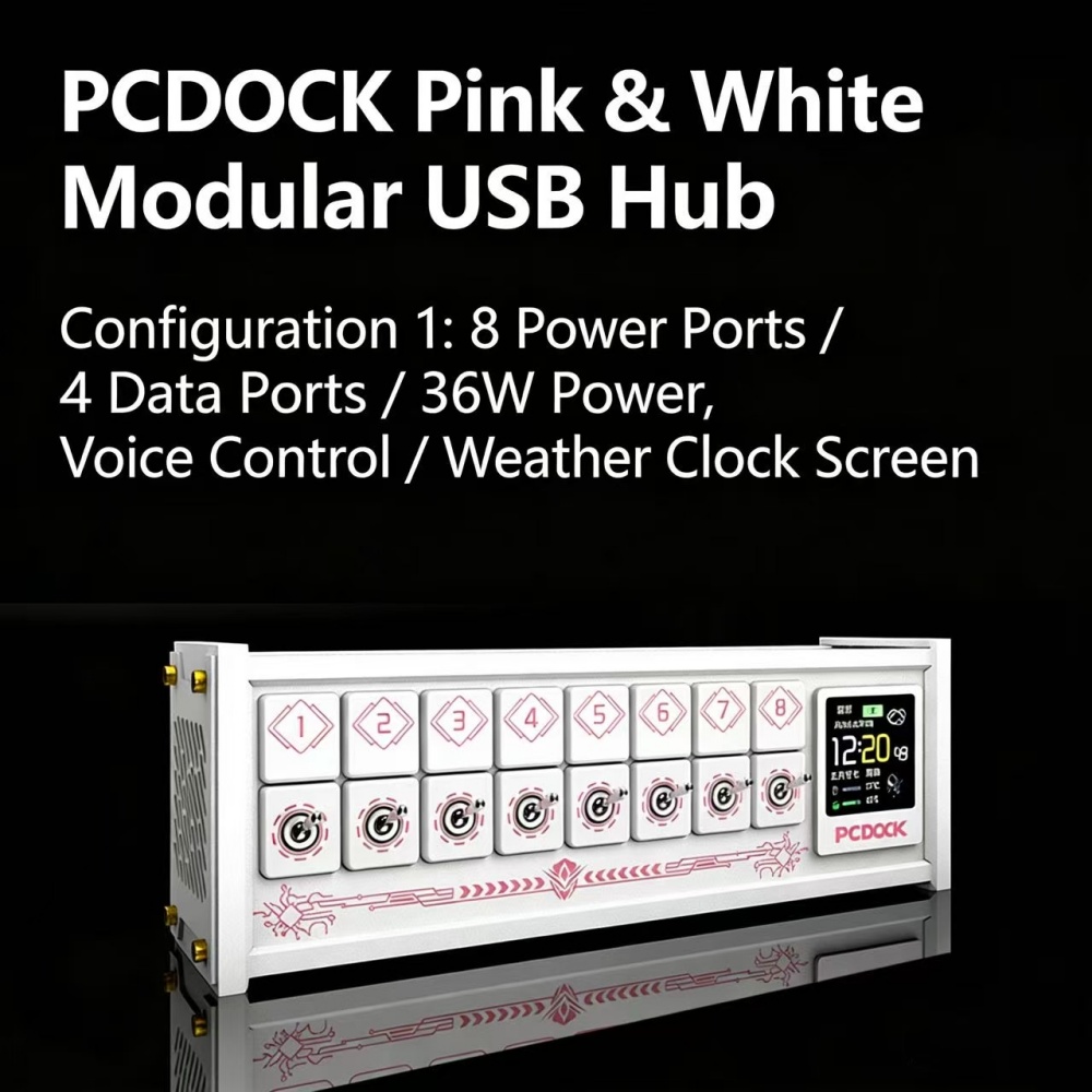 PCDOCK Block USB Desktop Power - Desk Setup Tech recension och pris