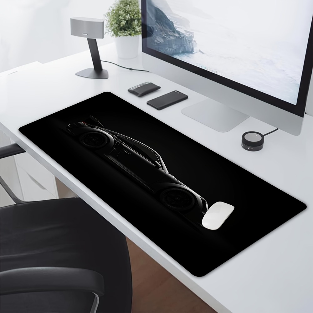 Sanded Black Gaming Mouse Pad  - Desk Setup Simple recension och pris