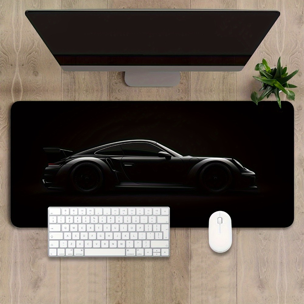 Sanded Black Gaming Mouse Pad  - Desk Setup Simple recension och pris