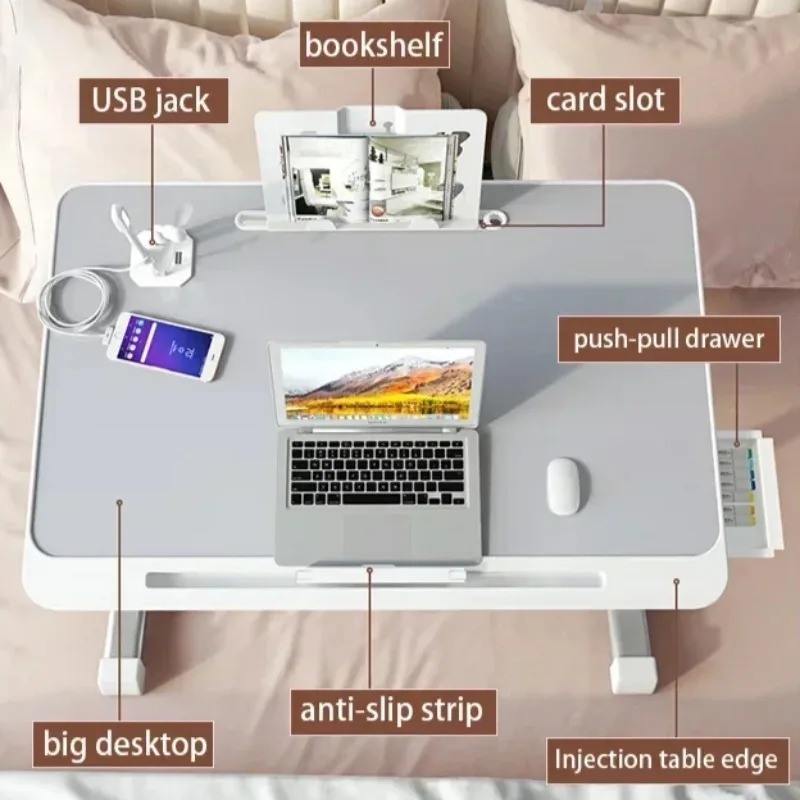 Laptop Bed Tray Table Adjustab - Desk Setup Ideas recension och pris